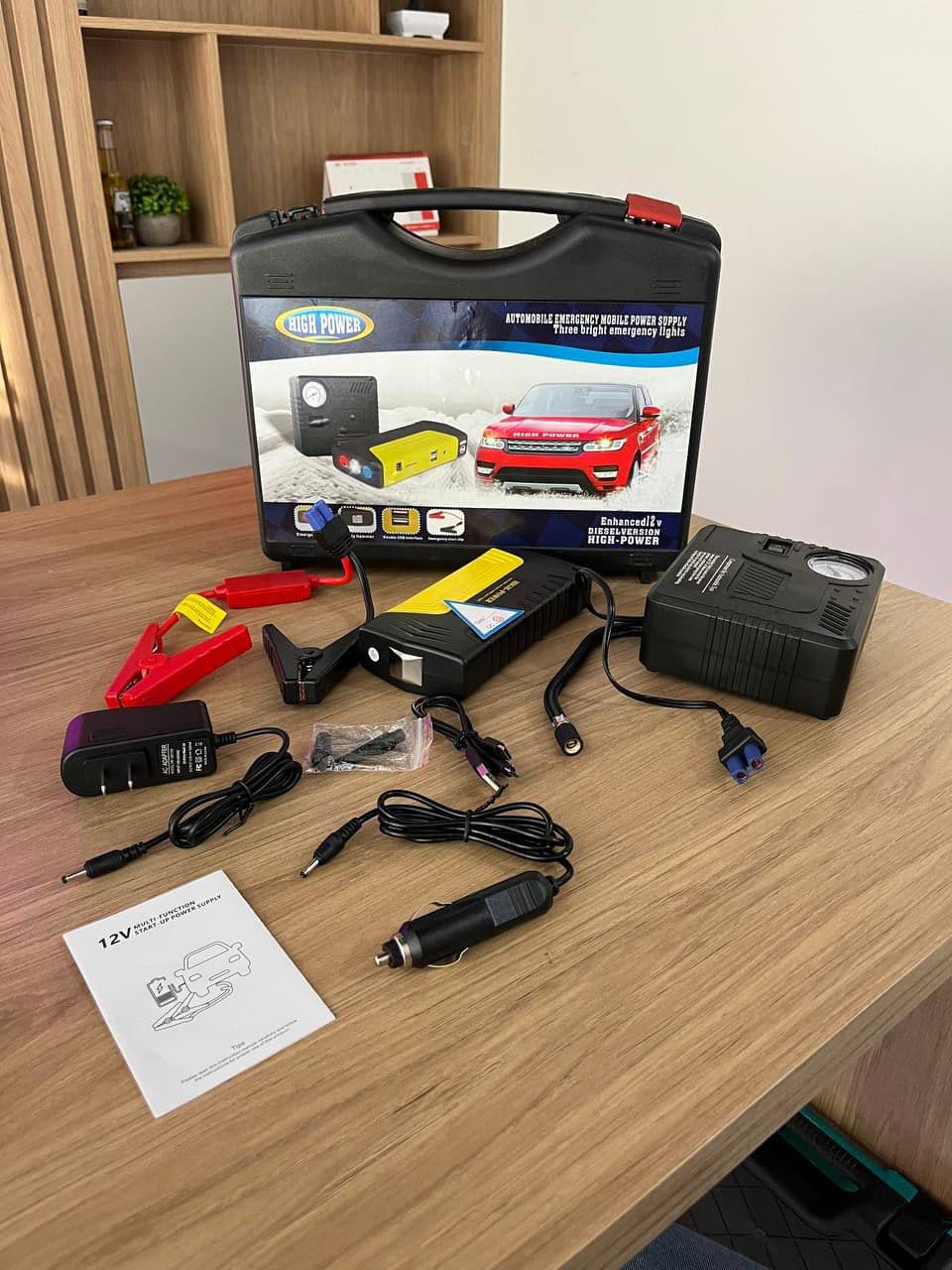 TurboMax® Kit Arrancador de Batería, Inflador de Llantas y Reparador Inteligente de Batería – ¡70% OFF SOLO POR HOY! 🔥