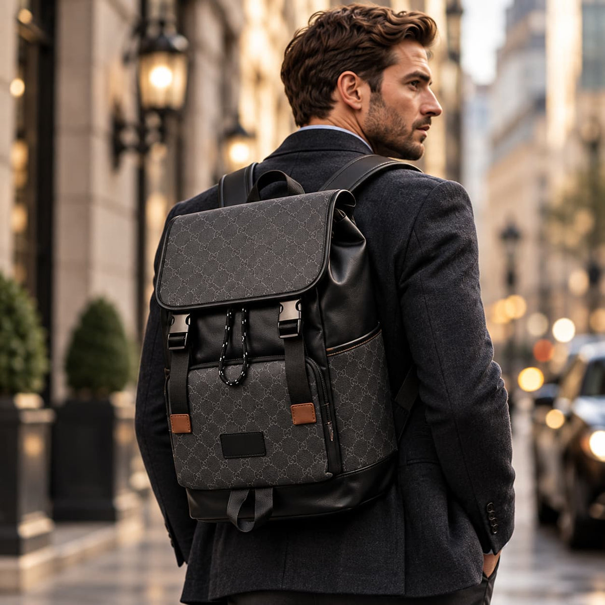 Mochila DAVINCI™ Cuero Legítimo – Estilo Atemporal
