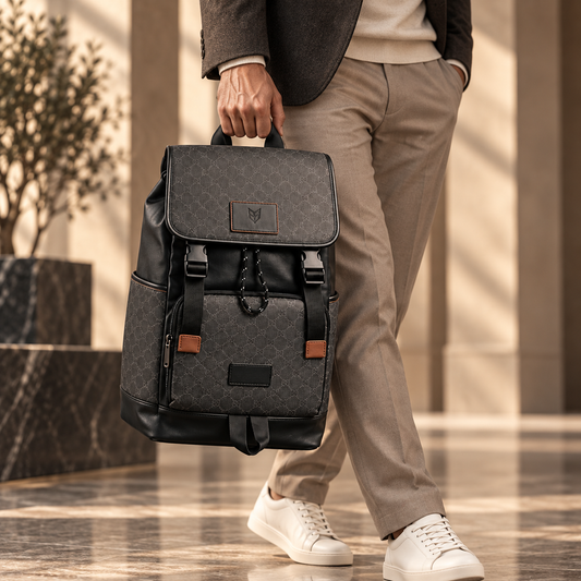 Mochila DAVINCI™ Cuero Legítimo – Estilo Atemporal